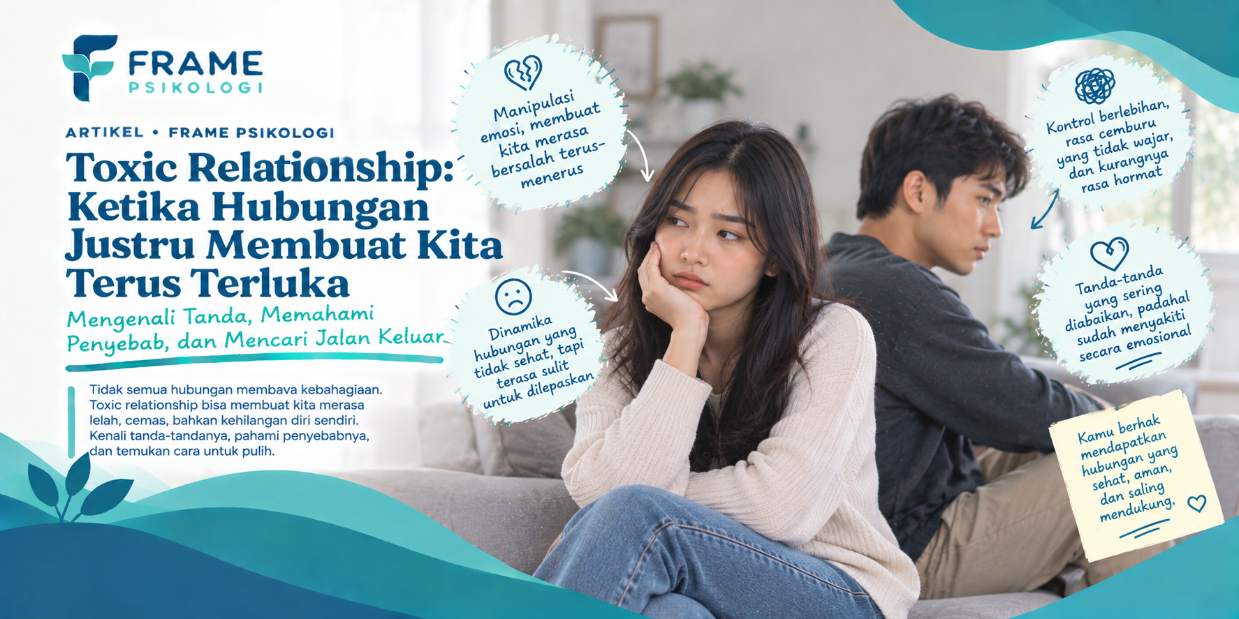 Toxic Relationship: Ketika Hubungan Justru Membuat Kita Terus Terluka